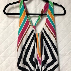 Colorful knee length dress